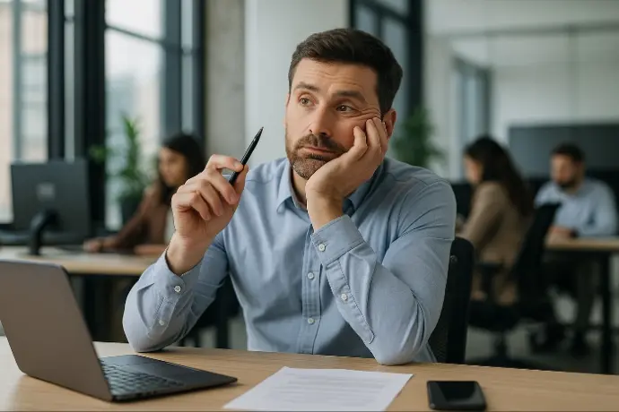 productividad, tiempo perdido, empleados vagando, bajo rendimiento Empleado distraído en horario laboral, simbolizando baja productividad